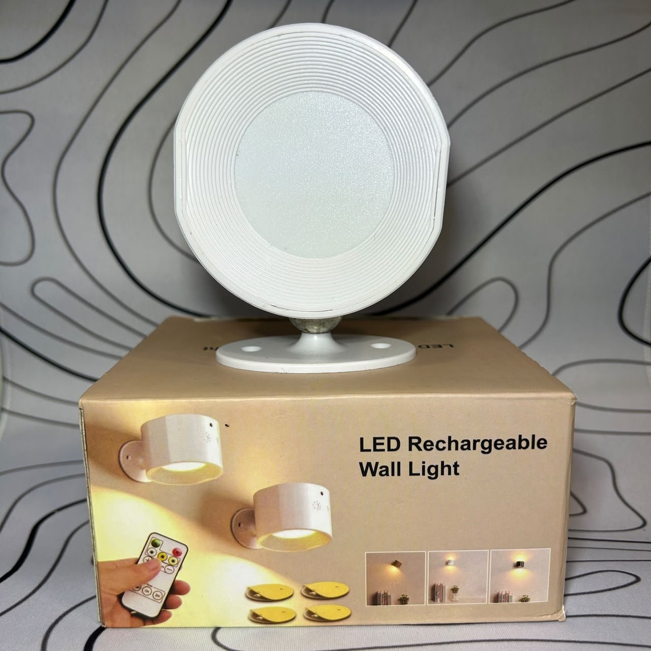 LED Rechargeable Wall Light Sconce – Cordless Touch & Remote Control