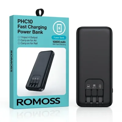 Romoss 10000mAh 15W PHC10 Fast Charging Power Bank