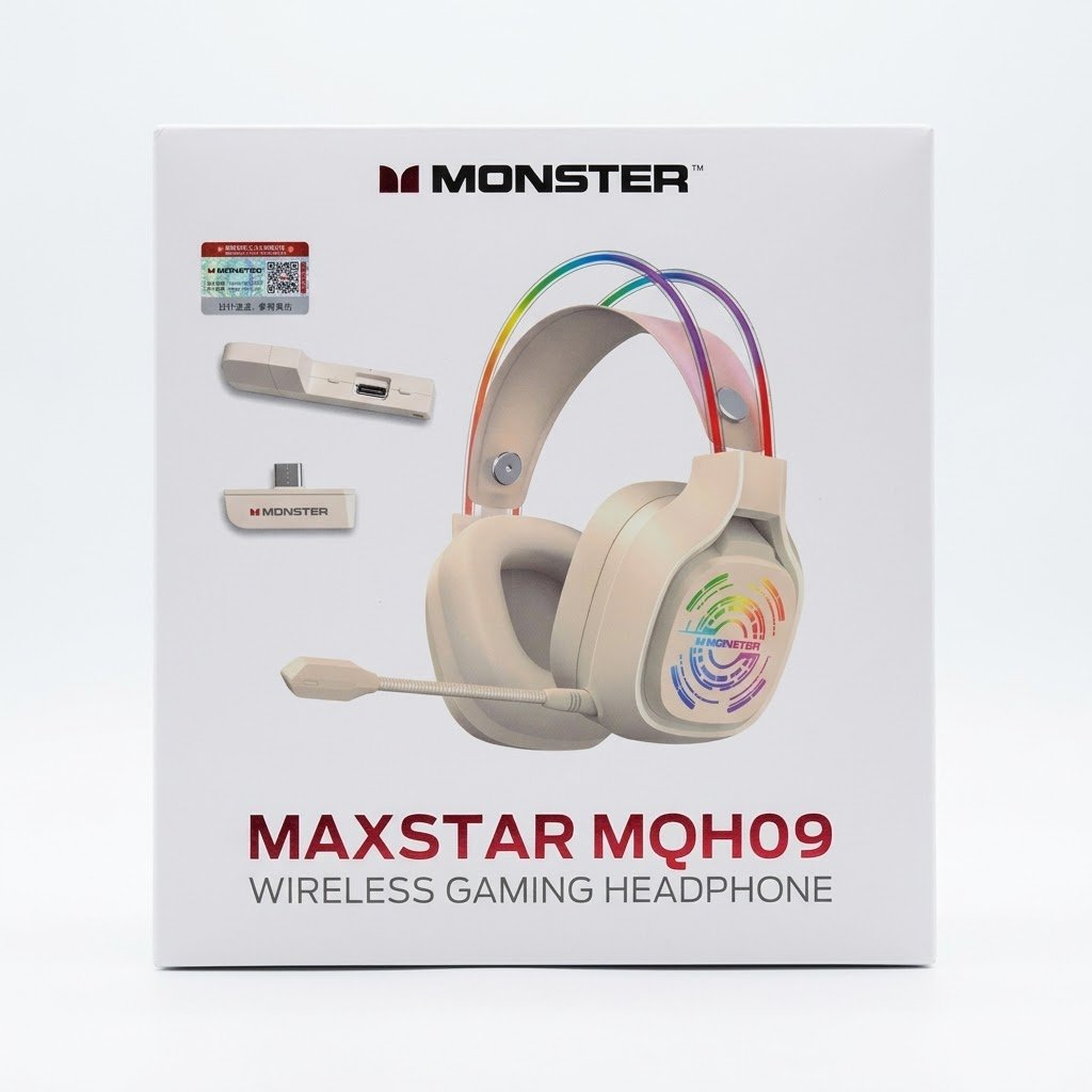 Monster Maxstar MQH09 Wireless Gaming Headphone